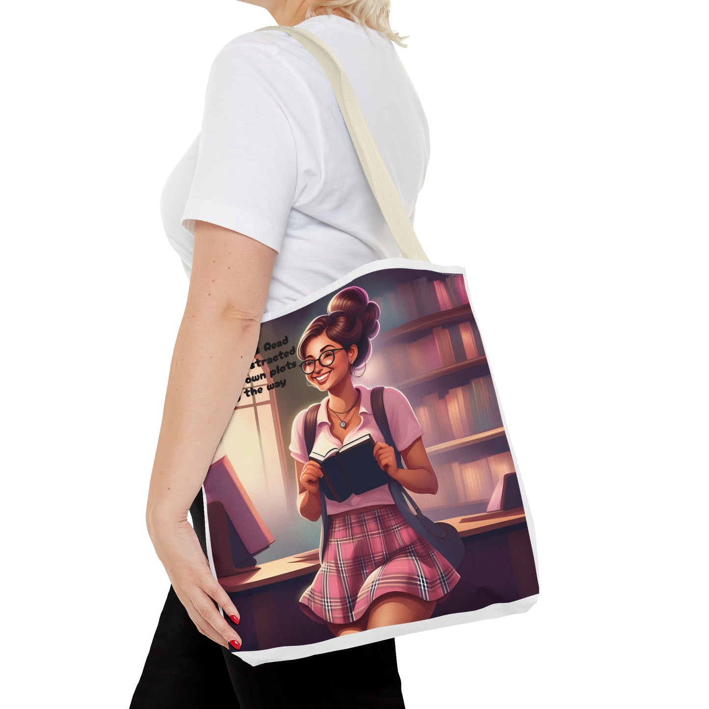 ADHD Girls read but get distracted by their own plots! Tote Bag