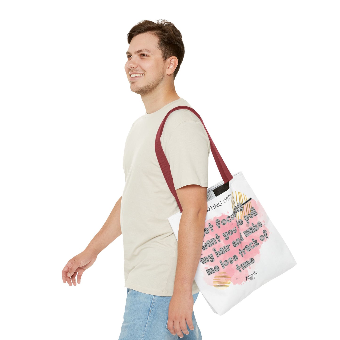 Flirting with ADHD: Forget Focus, I want you to pull my hair and make me lose track of time! Tote Bag