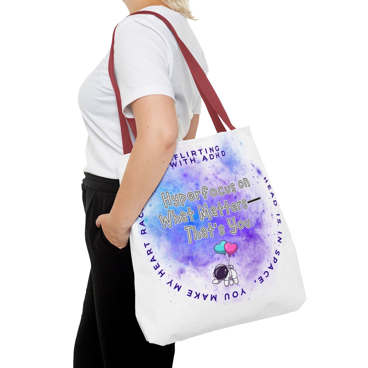 Flirting with ADHD: HyperFocus on what Matters - That's you! Tote Bag