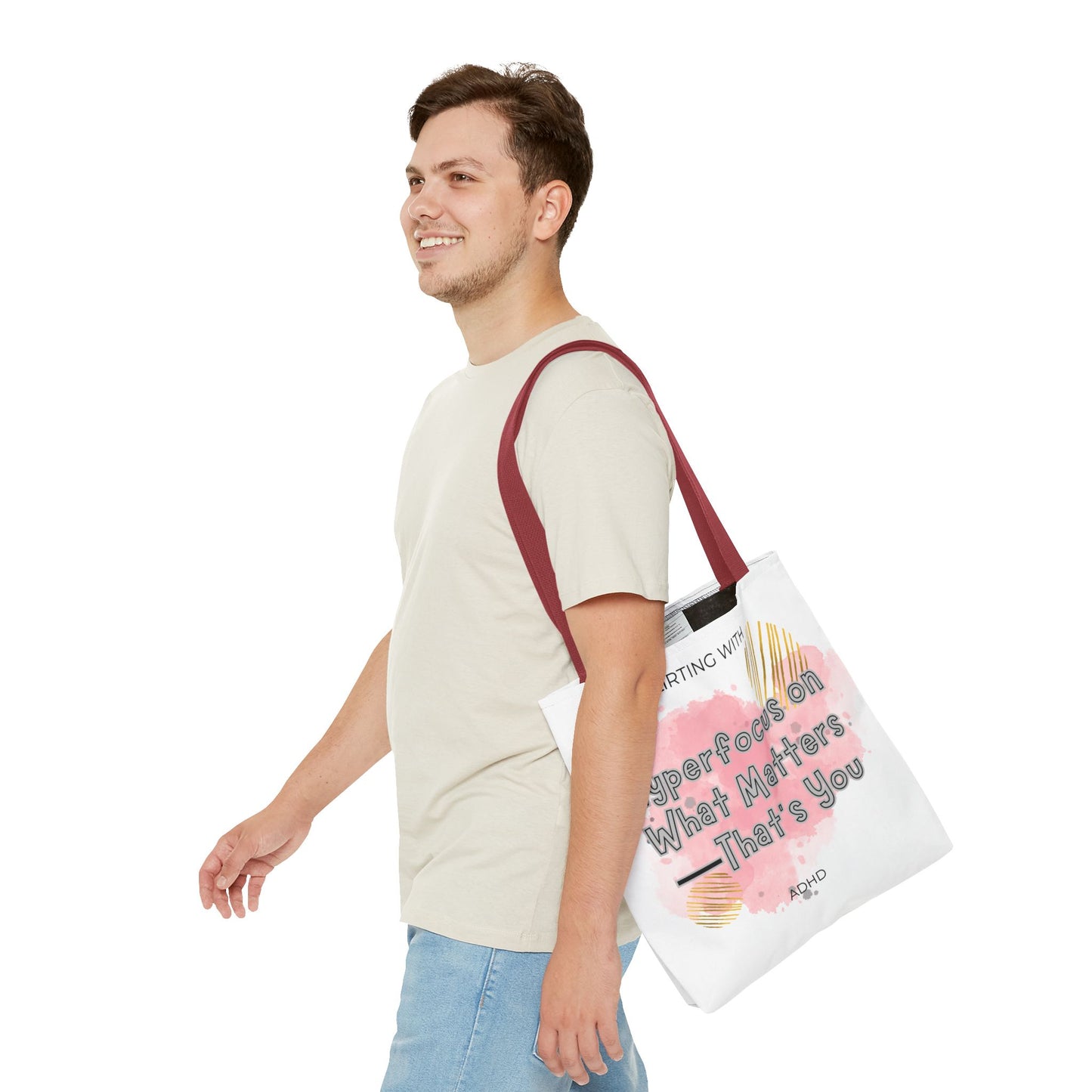 Flirting with ADHD: Hyperfocus on what matters - That you! Tote Bag