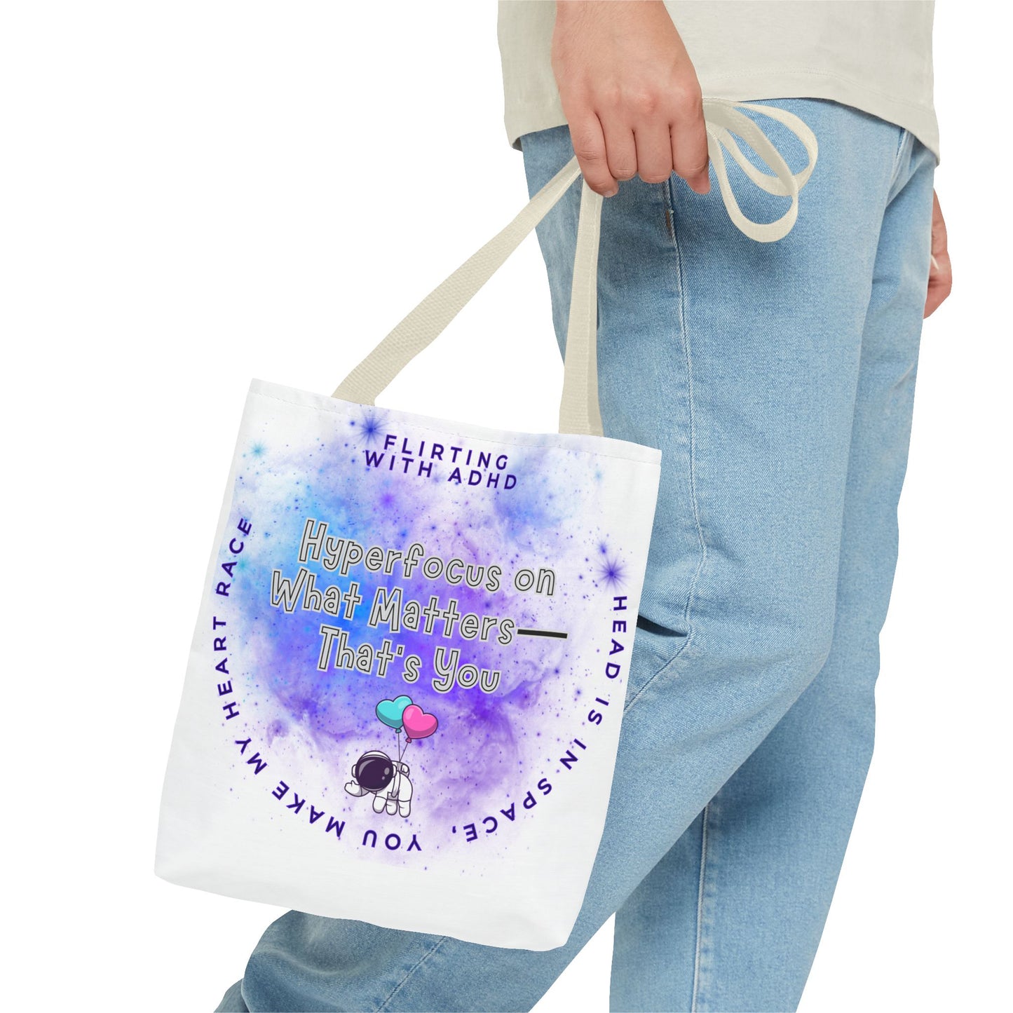 Flirting with ADHD: HyperFocus on what Matters - That's you! Tote Bag