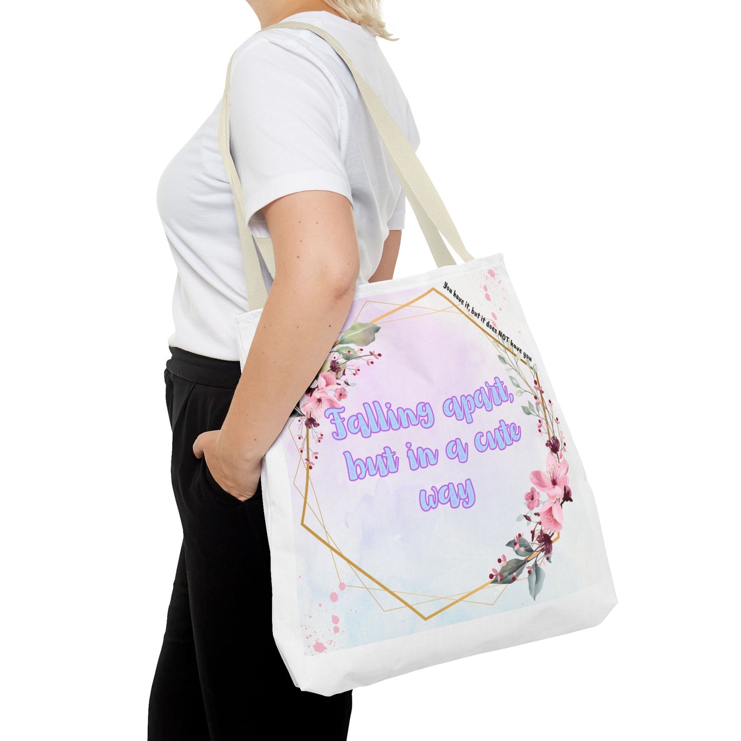 Falling Apart but in a Cute Way! Tote Bag