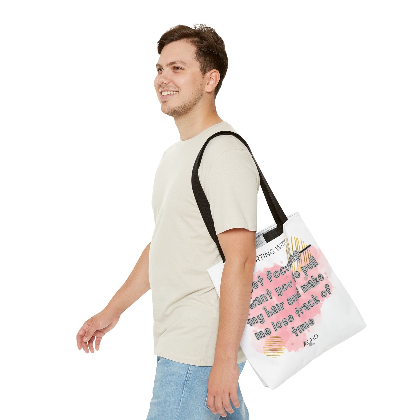 Flirting with ADHD: Forget Focus, I want you to pull my hair and make me lose track of time! Tote Bag