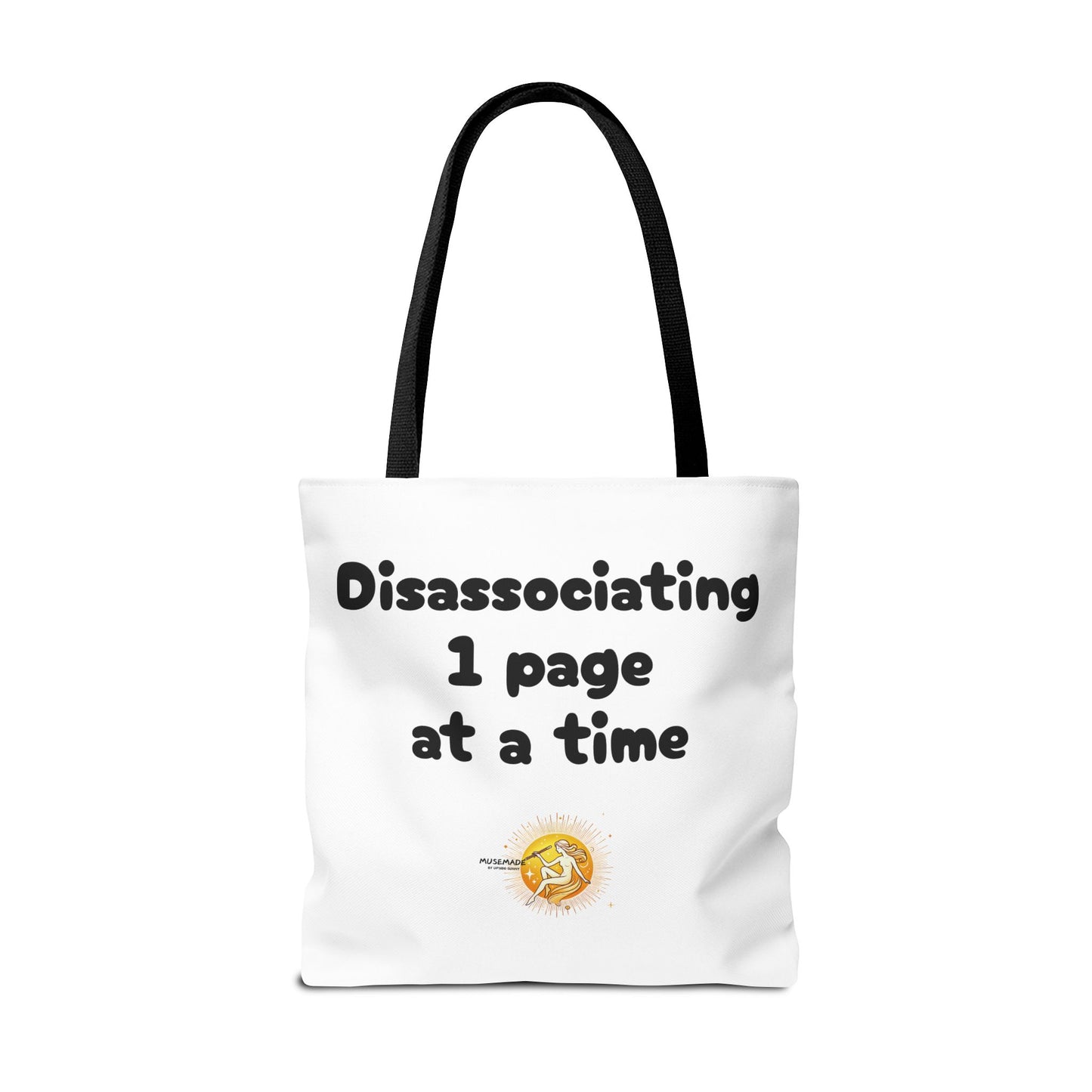 Disassociating 1 page at a time! Tote Bag