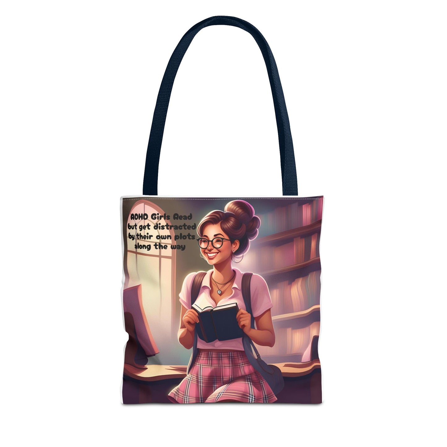 ADHD Girls read but get distracted by their own plots! Tote Bag