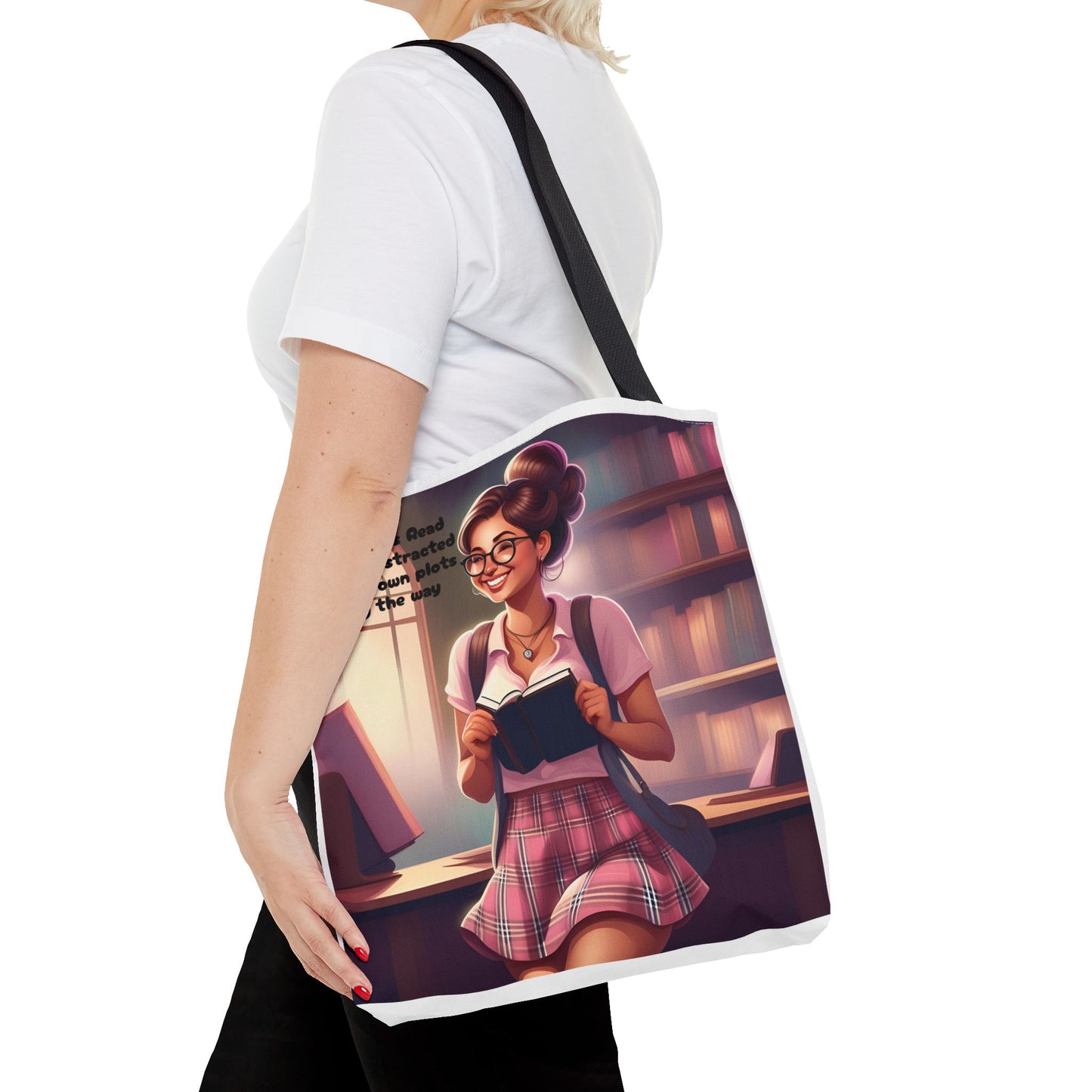 ADHD Girls read but get distracted by their own plots! Tote Bag