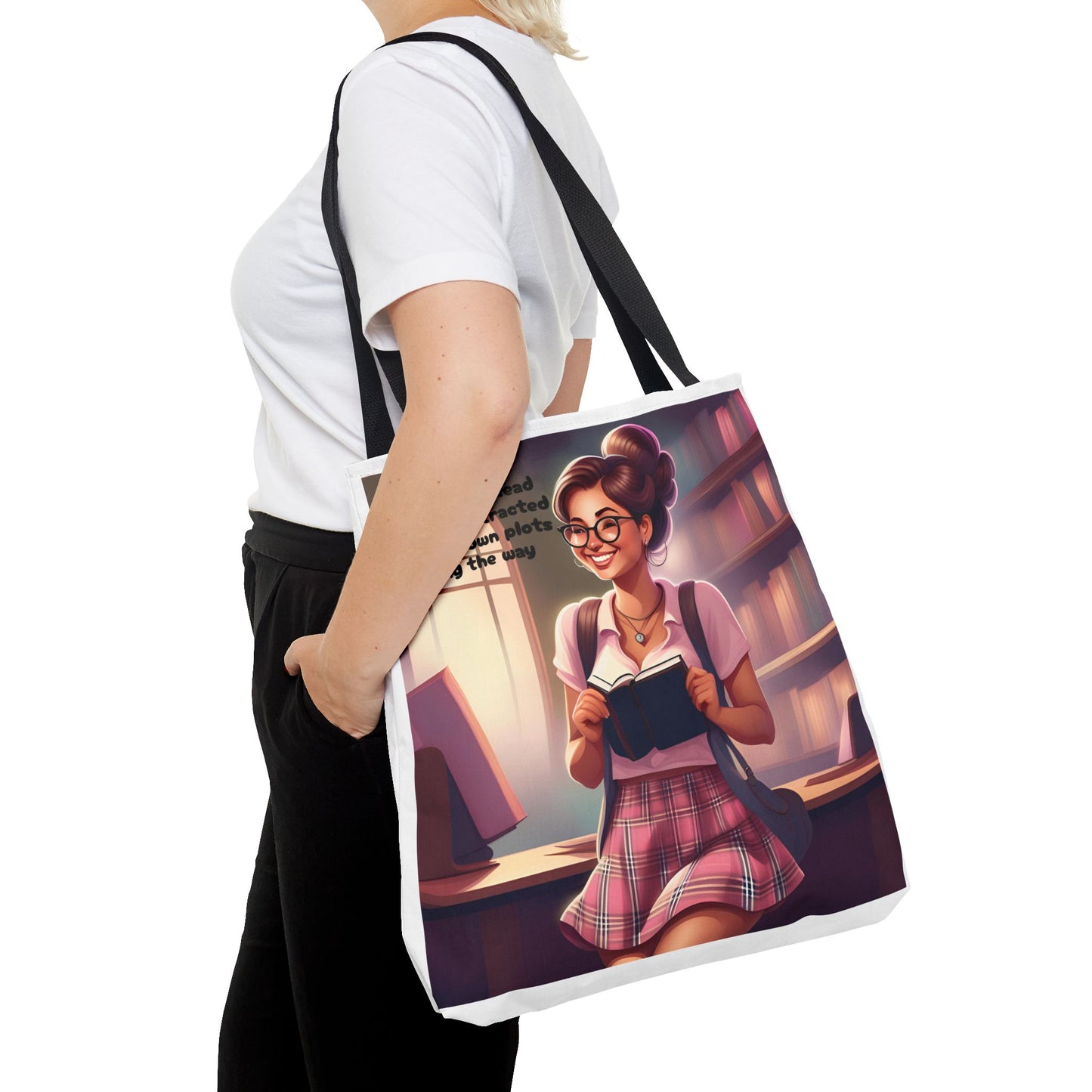 ADHD Girls read but get distracted by their own plots! Tote Bag