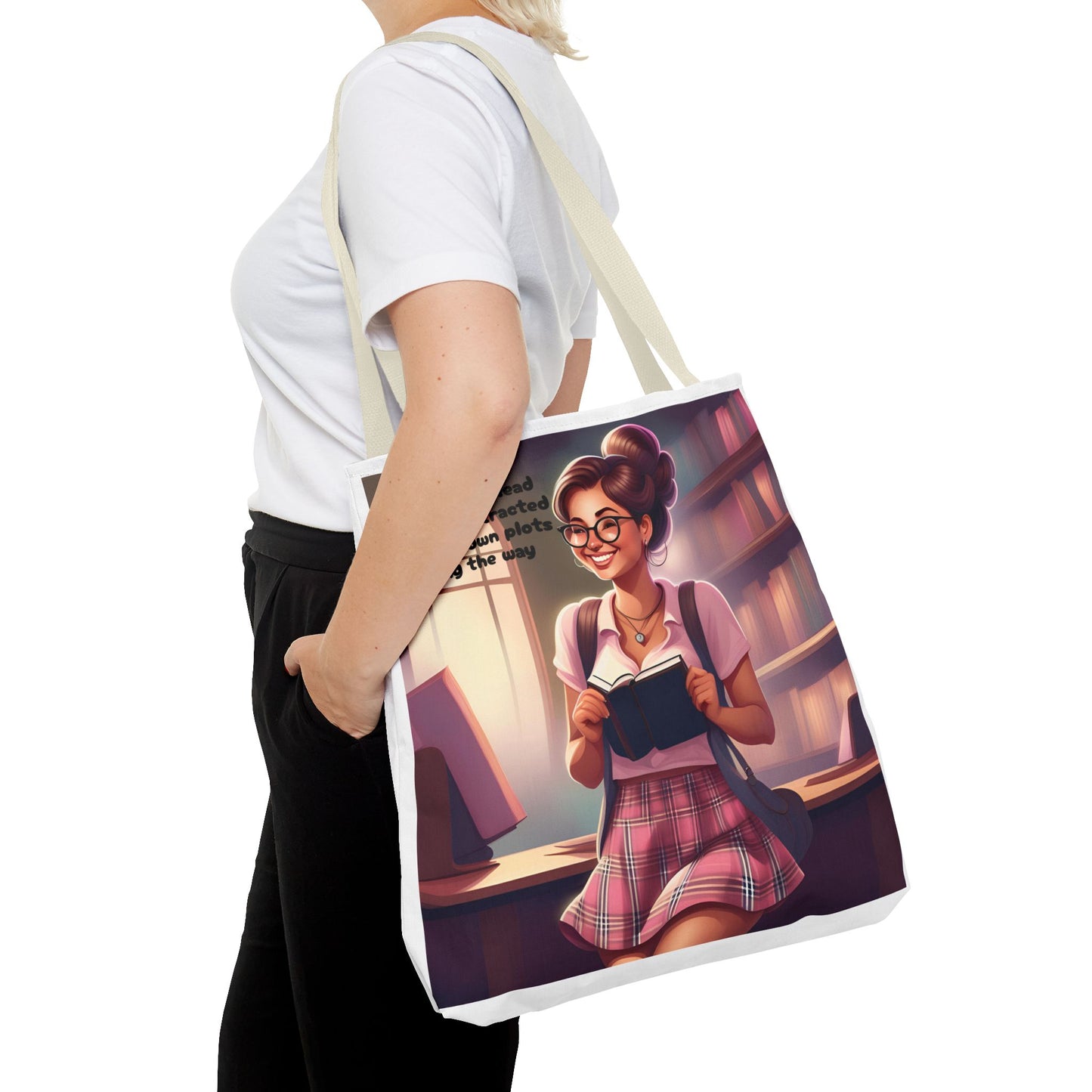 ADHD Girls read but get distracted by their own plots! Tote Bag