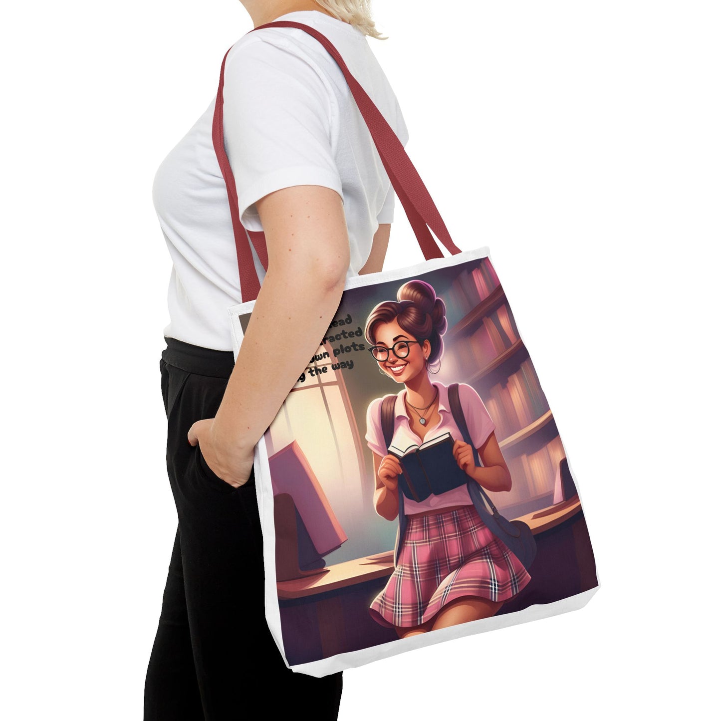 ADHD Girls read but get distracted by their own plots! Tote Bag